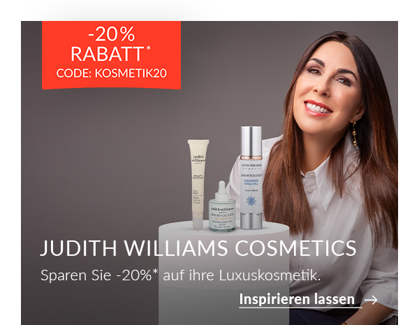 Judith Williams Cosmetics mit -20% Rabatt