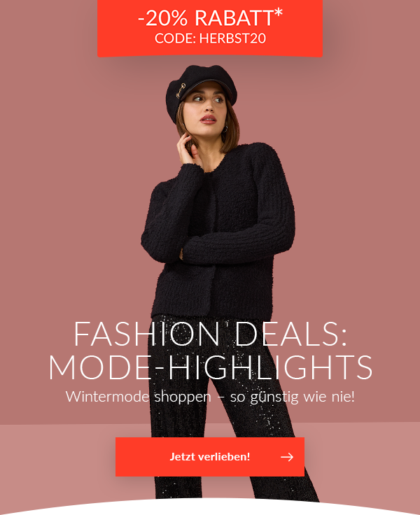 Fashion Deals: Reduzierte Artikel