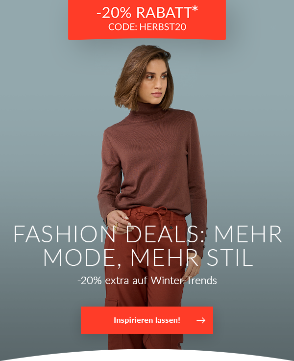 Fashion Deals mit -20% Rabatt