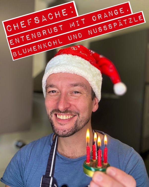 Weihnachtliche Entenbrust + Geschenkidee