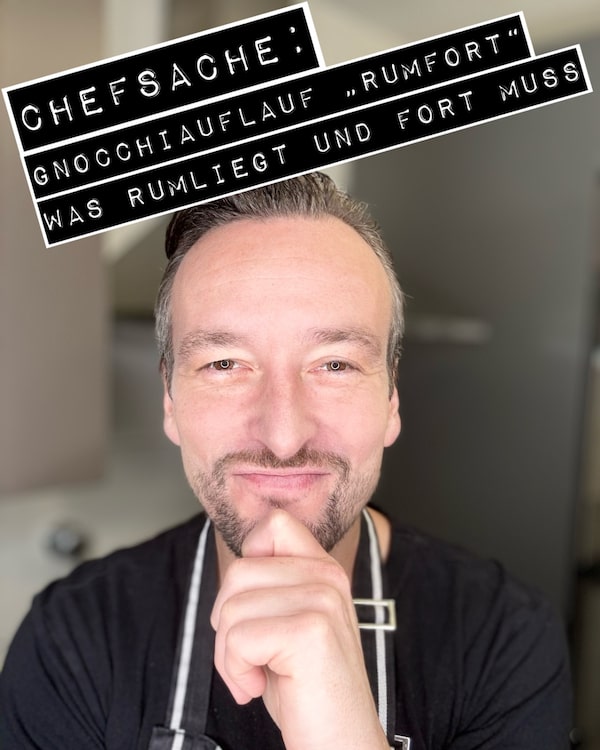 „Rumfort“ Auflauf, alles was rumfährt und fort muss 😊