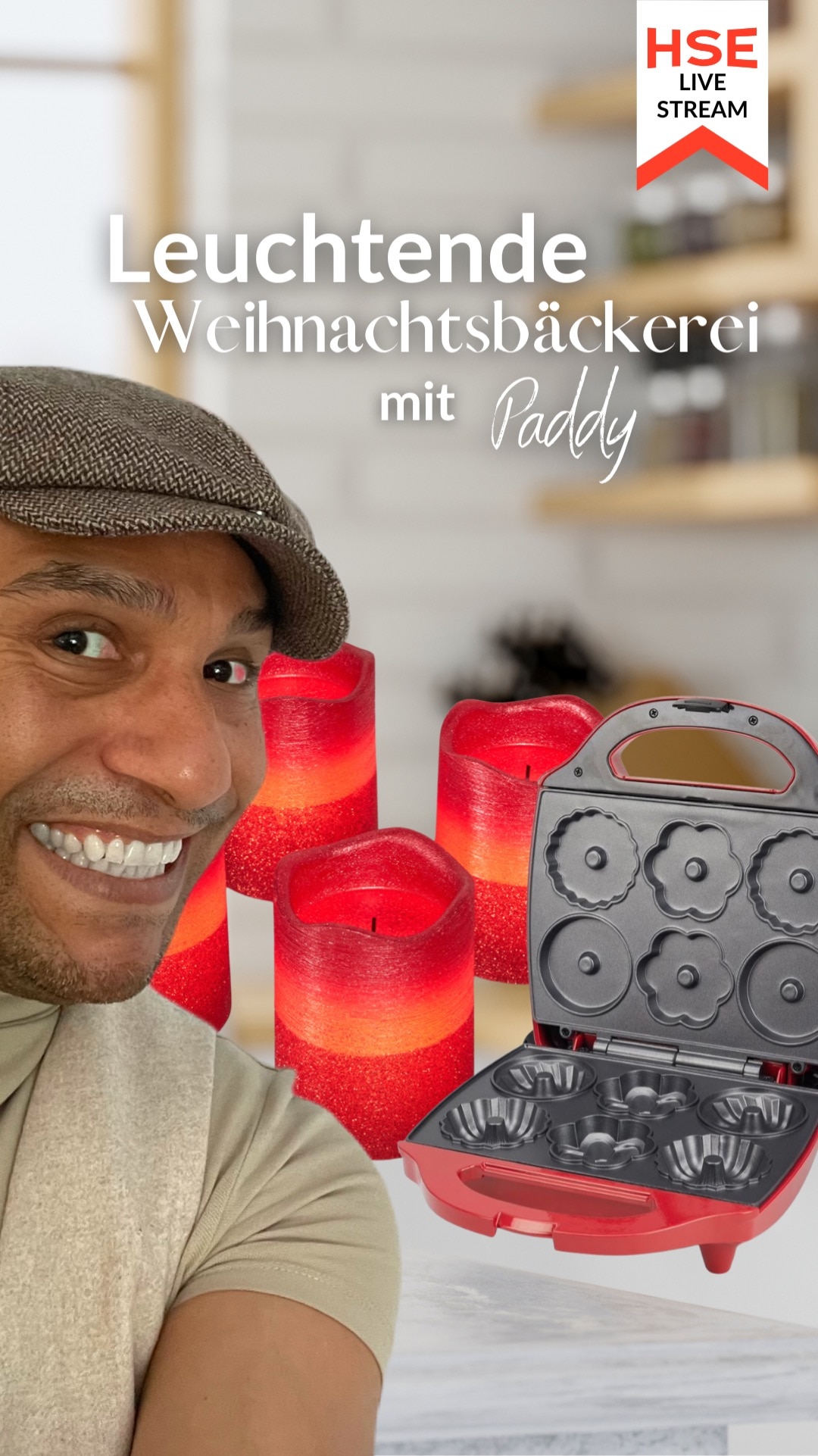 Leuchtende Weihnachtsbäckerei mit Paddy