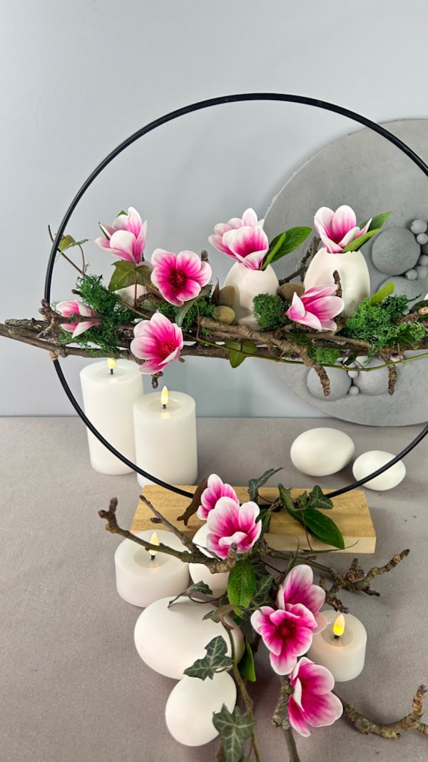 Kreativ mit Magnolien dekorieren