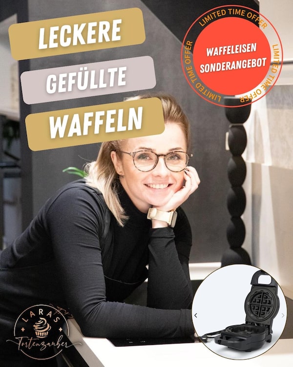 Leckere gefüllte Waffeln😍