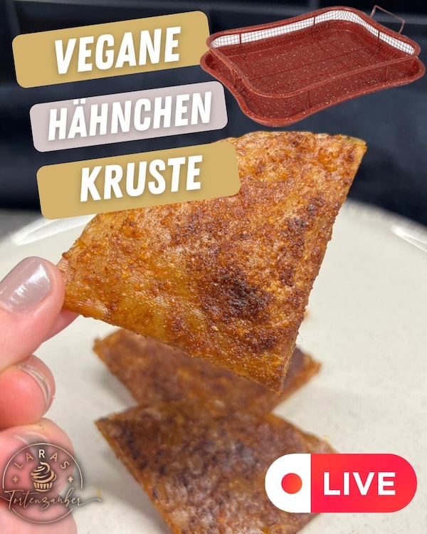 Vegane Hähnchen Kruste super kross😍🤤