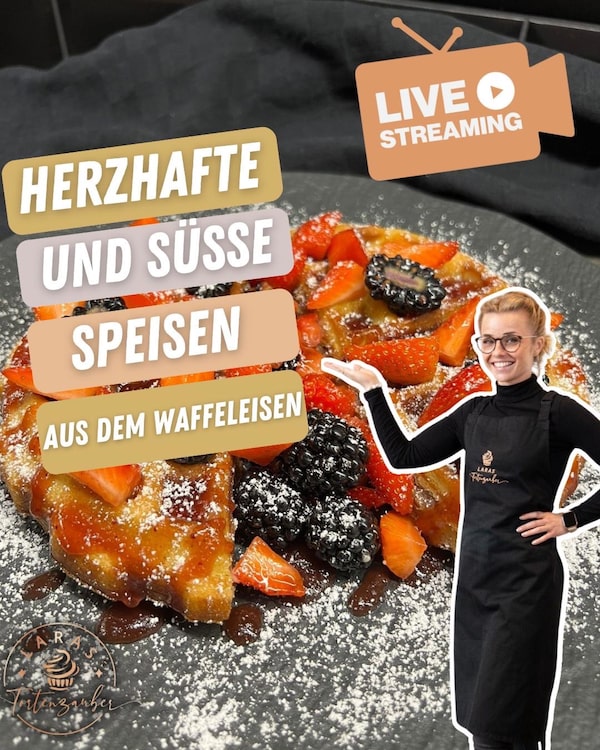 Herzhafte & süße Speisen aus dem Waffeleisen😍