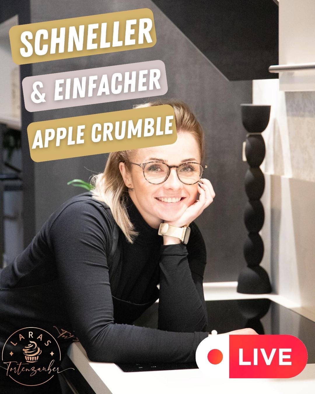 Schneller & einfacher Apple Crumble