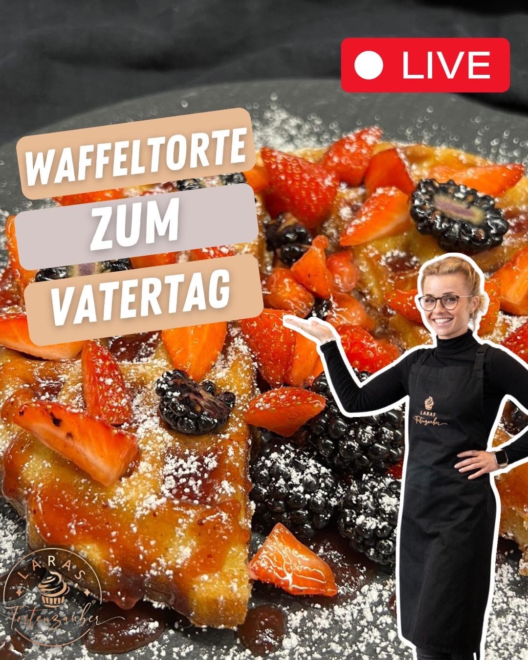 Waffeltorte zum Vatertag🍰