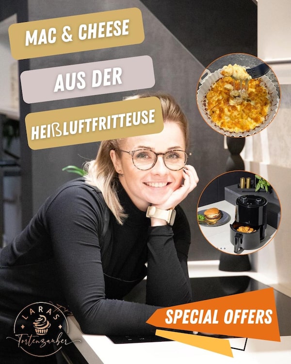 Mac & Cheese aus der Heißluftfritteuse🤤